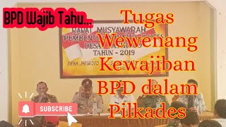 The Role of the BPD in Village Head Elections | Functions, Authorities, and Obligations of the BP...