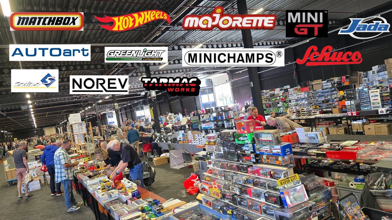 Searching for Diecast Cars big and small scale on the Biggest Diecast Car event in the world 🤯