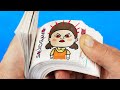 Игра в Кальмара! Как сделать Анимация из бумаги (флипбук)