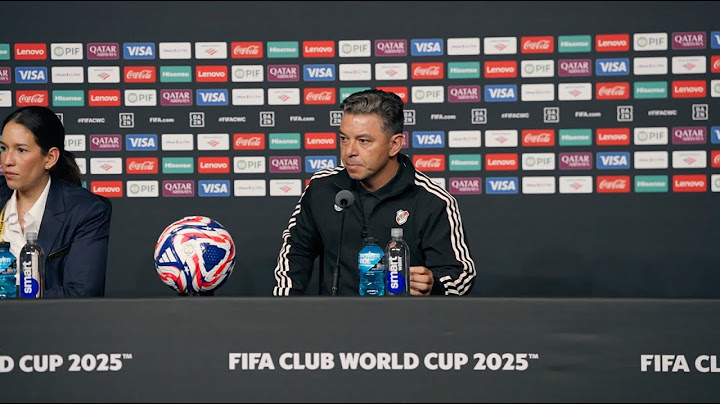 Marcelo Gallardo en conferencia de prensa | River - Urawa Red Diamonds