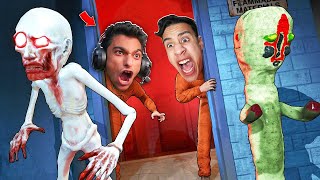 حزلقوم المجنون وعم رمضان بيتطاردو عبده ماندو و امكامل في لعبة الحبار .. !! 🔥😱 | Garry's Mod