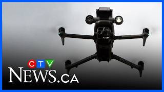 Search and rescue drones equipped with thermal cameras help save hiker