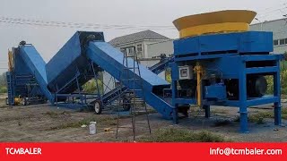 chopped straw compactor baler machine