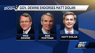 Gov Mike Dewine First Lady Fran Dewine Endorse Matt Dolan For Us Senate Wlwt