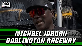 Michael Jordan's thoughts on 23XI drivers ahead of Goodyear 400: 'I'm happy with our progress'