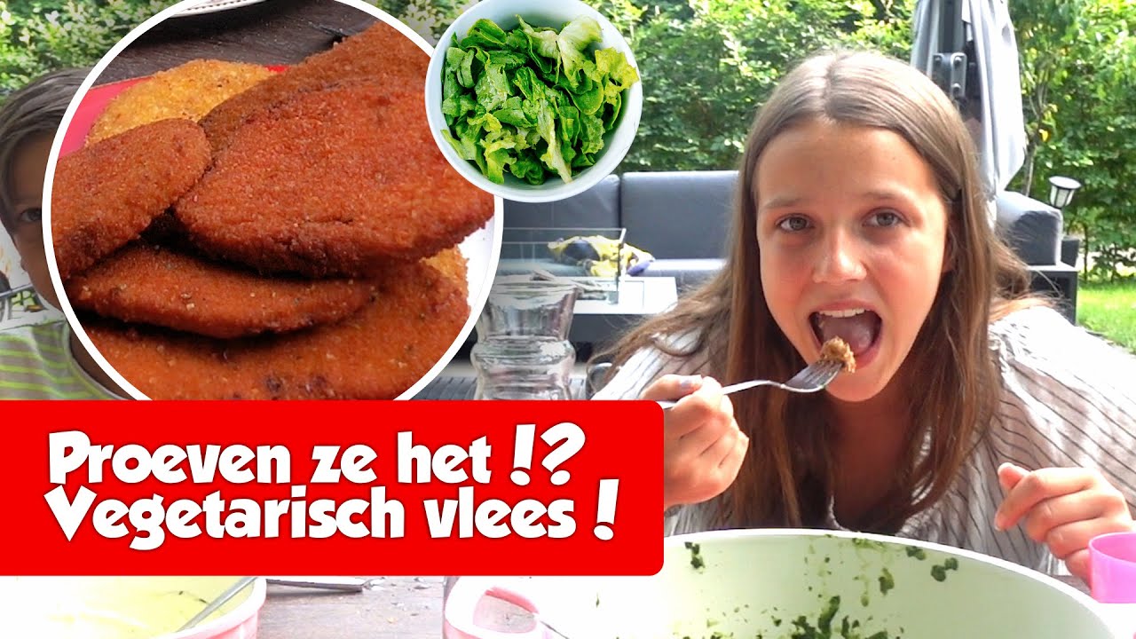 VEGETARISCH VLEES: PROEVEN DE KINDEREN HET VERSCHIL!? - De Nagelkerkjes #217