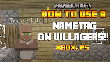 Minecraft (Xbox360/PS3) - TU19 - HOW TO USE NAMETAGS ON VILLAGERS!! - 3 IN 1 TUTORIAL
