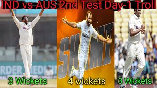 IND VS AUS 2nd Test Day-1 Troll | Telugu cricket troll | Rohit Virat Shami Jadeja Ashwin