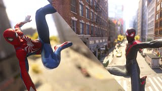 Marvels Spider-Man 2 - Risky/Smooth Swinging With Zero Swing assistance - Peter/Miles