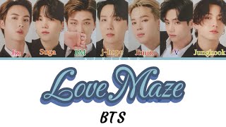 [LYRICS] BTS- Love Maze