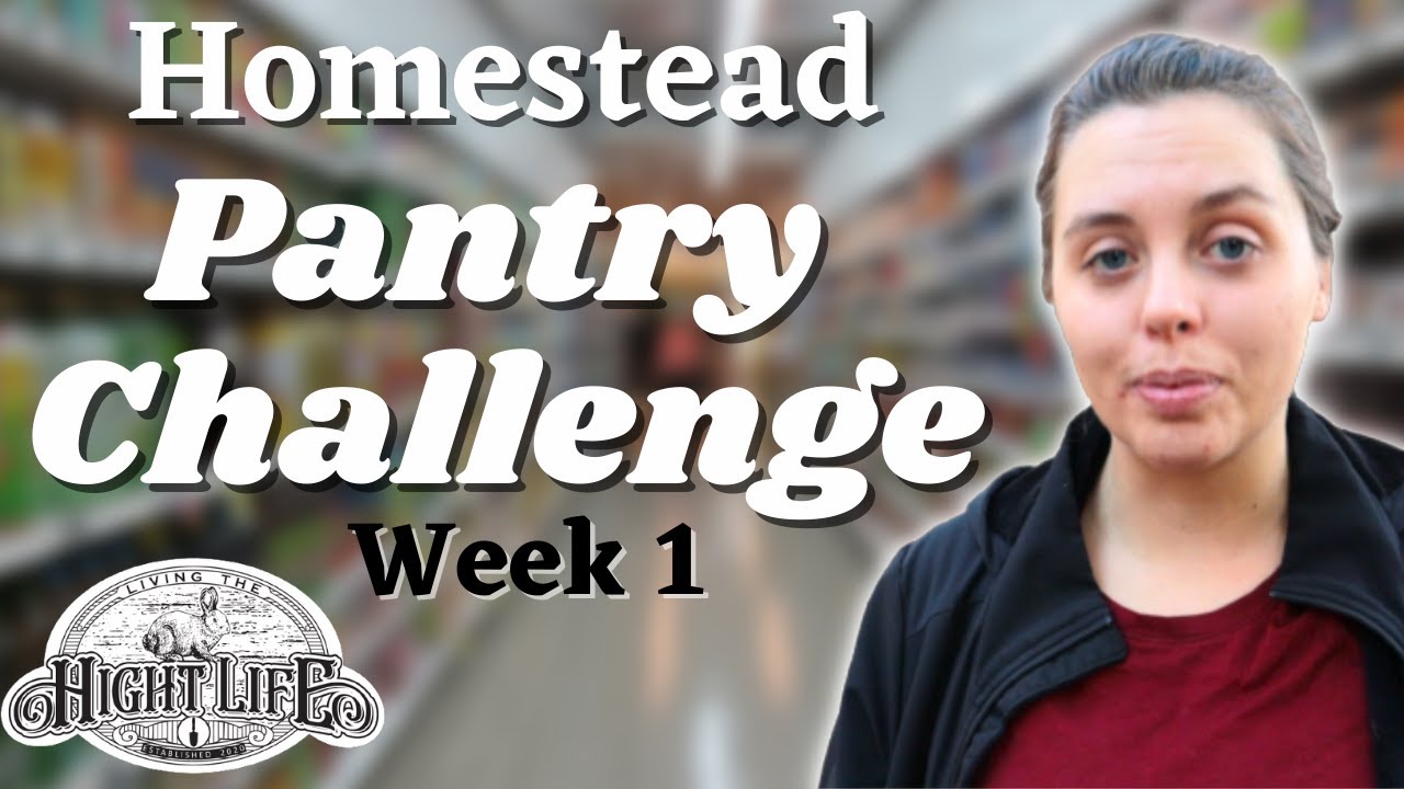 PANTRY CHALLENGE WEEK 1. THREE RIVERS CHALLENGE 2023. Feeding my family
