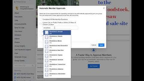 facebook group member pre approval settings