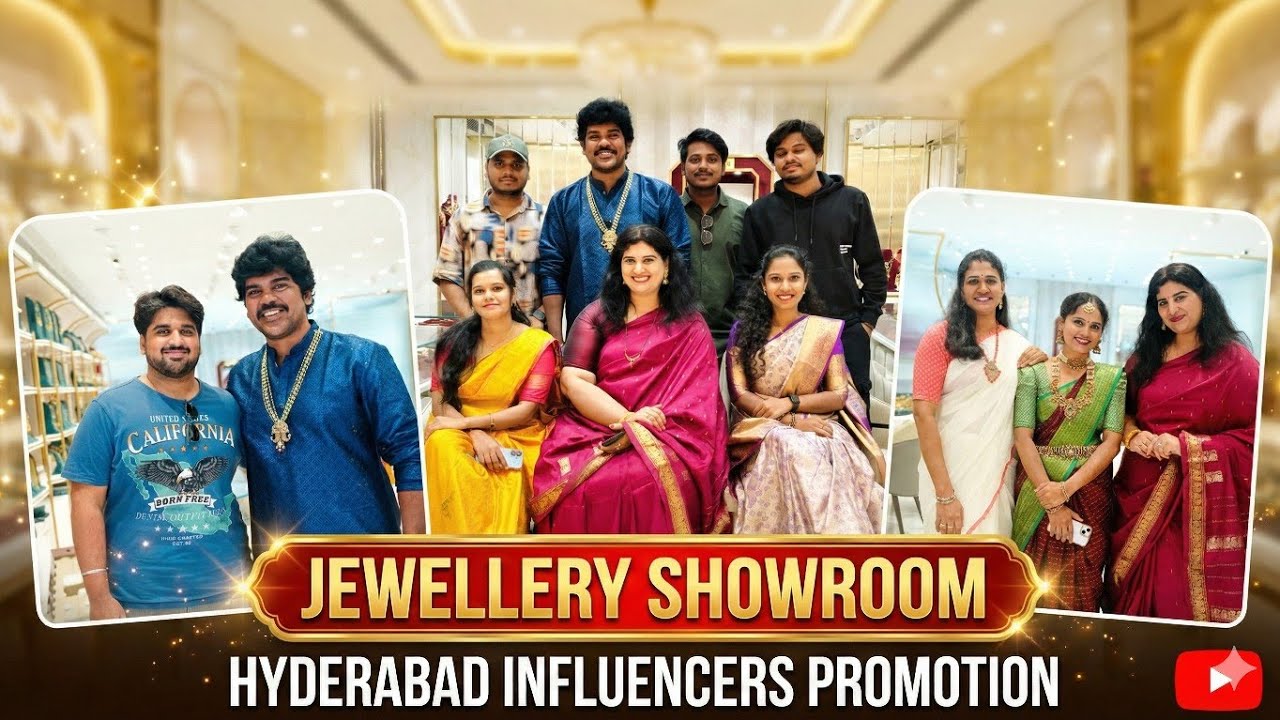 JEWELLERY showroom promotion by Hyderabad BLOGGERS & Influencers community | HBIC HYDERABAD 
