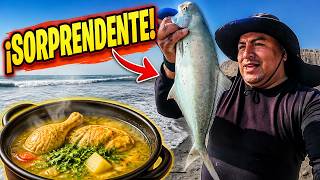 PESCA Y SU RICO CALDO DE GALLINA  EN CAÑETE | Tablita Fishing