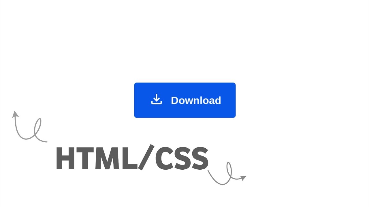 How to Make a Html Css Download Button Tutorial - Create Css Download ...