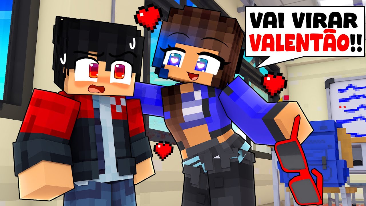 A VALENTONA me transformou em VALENTÃO no Minecraft