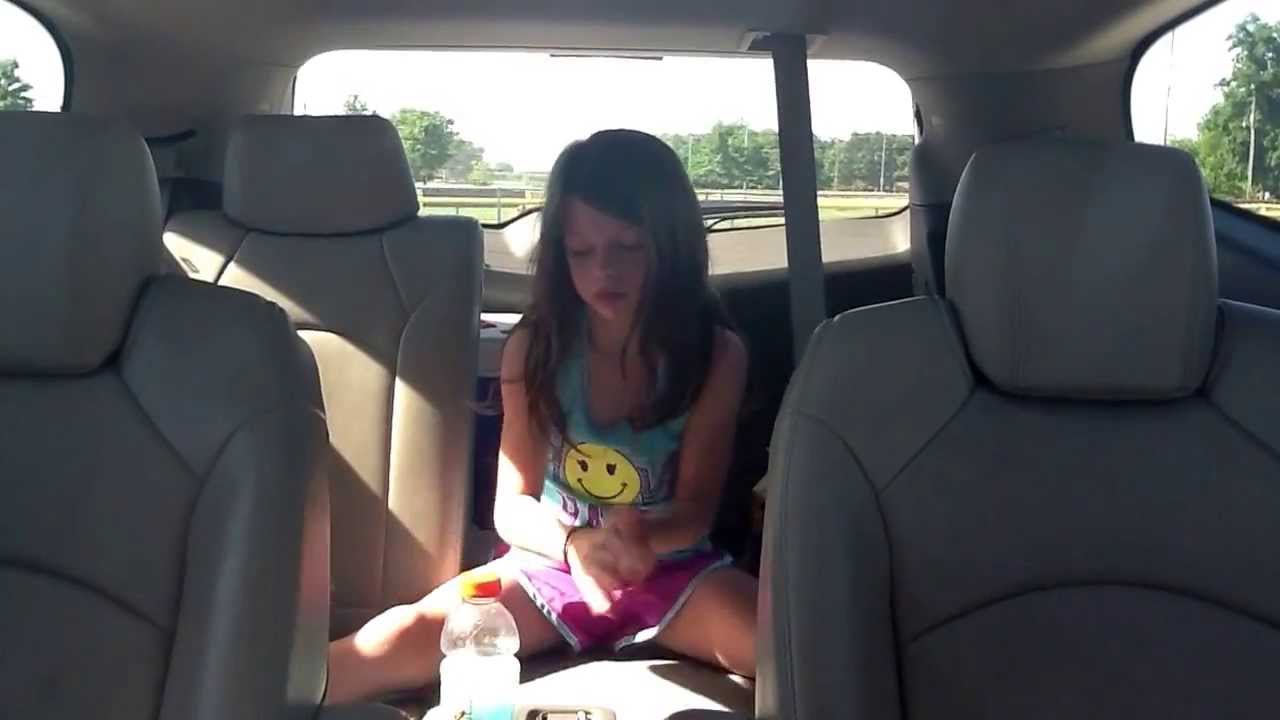 7year Old Maddie Bailey Singing The Cup Song In The Car Youtube