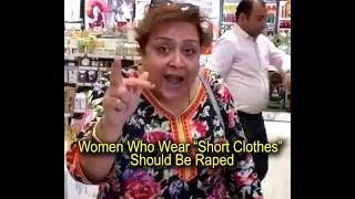 A group of young #women confronted a middle-aged woman at a mall in...