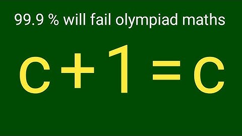 How to solve olympiad hardest equation in the world || x+1=x