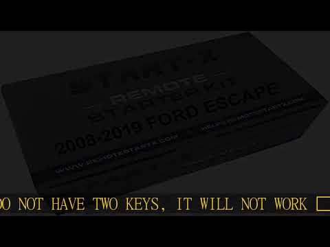 Start-X Remote Starter Kit for Ford Escape 2008-2019 || Plug n Play