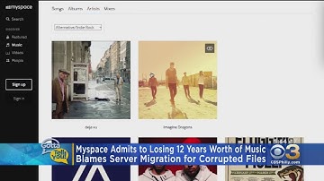 Myspace Loses 12 Years Worth Of Music