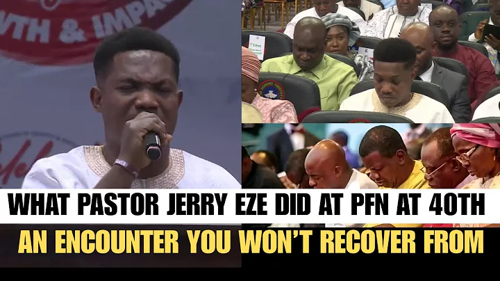 What Pastor Jerry Eze Did at PFN 40th Anniversary Will LEAVE YOU SPEECHLESS