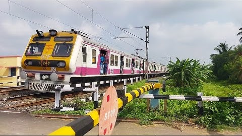 New ICF EMU Train : ICF Loacl Train Dangerous & Furious Moving Throughout Railgate