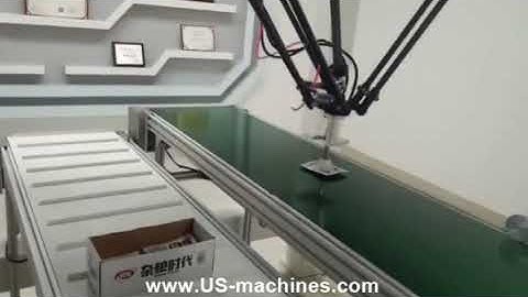 Biscuit cookie bag pouch intelligent robot hand picking sorting feeding machine