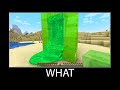 Minecraft wait what meme part 288 realistic minecraft Slime portal