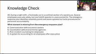 Daily Quiz e40 Emergency Preparedness Management  November 15 2025 BCSP