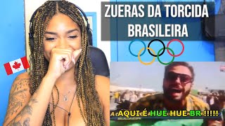 Gringa react! As MAIORES ZUERAS da torcida BRASILEIRA nas Olimpíadas