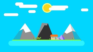 Easy Flat Design Landscape - Affinity Designer Tutorial