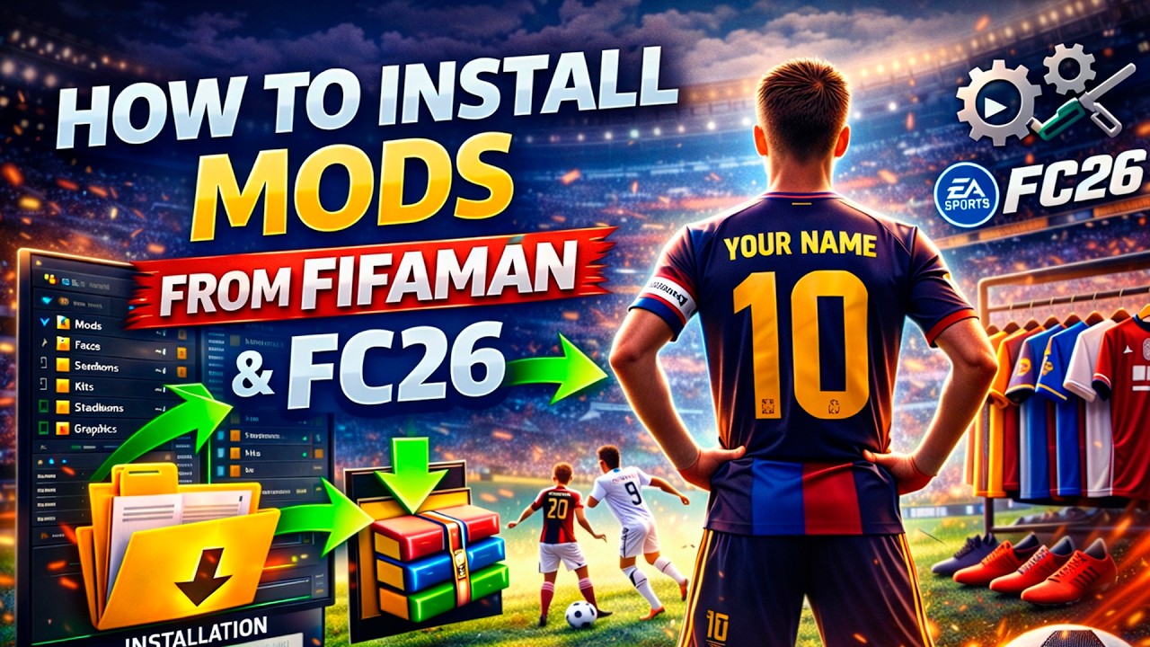 Installation mods guide FC26 by FIFAMAN [ENG] - YouTube
