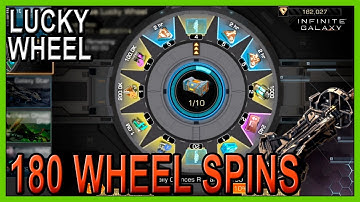 180 spins = MASSIVE resources! - Infinite Galaxy