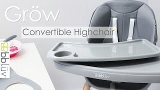 Video: BBLÜV Gröw 6in1 High Chair