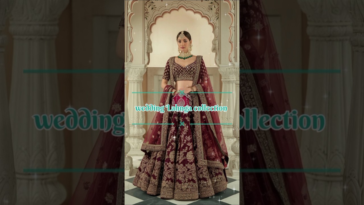Trending wedding Lahnga design खूबसूरत treditional Lahnga design 