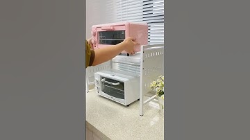 Kệ lò vi sóng kích thước có thể điều chỉnh 2/3 tầng - kệ để nồi nhà bếp đa năng