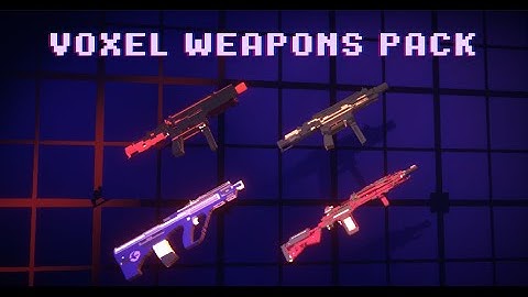Voxel Weapons Pack - Demo
