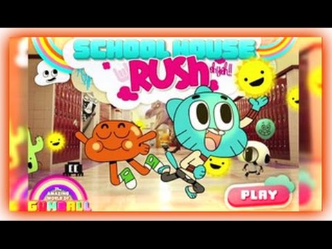 The Amazing World Of Gumball - School House Rush Games - YouTube