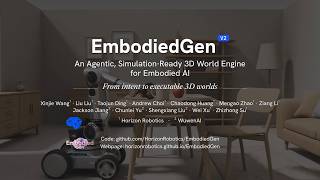 EmbodiedGen V2: An Agentic, Simulation-Ready3D World Engine for Embodied AI.