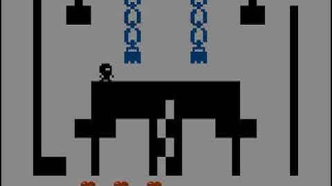 Trying Ninjish Guy in Low-Res World - Atari 2600 Homebrew - Short Gameplay.