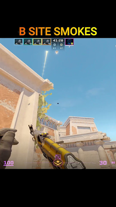B Site Smokes from Single Position on Anubis #cs2 #smoke #anubis #shorts