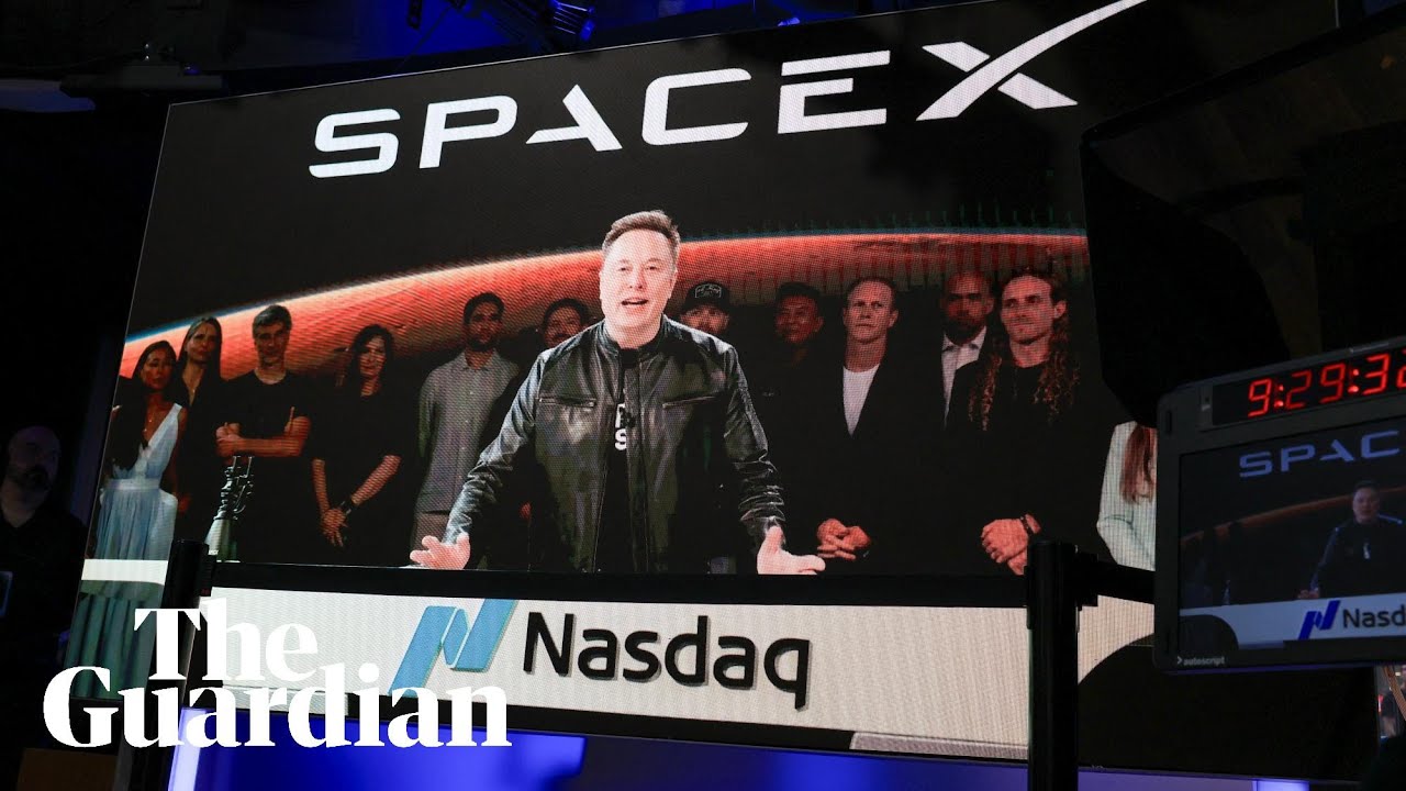 SpaceX debuts on the Nasdaq exchange - watch (2026)