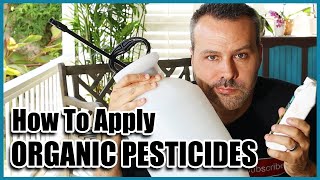 How to Use Organic Pesticides. Neem Oil and BT.