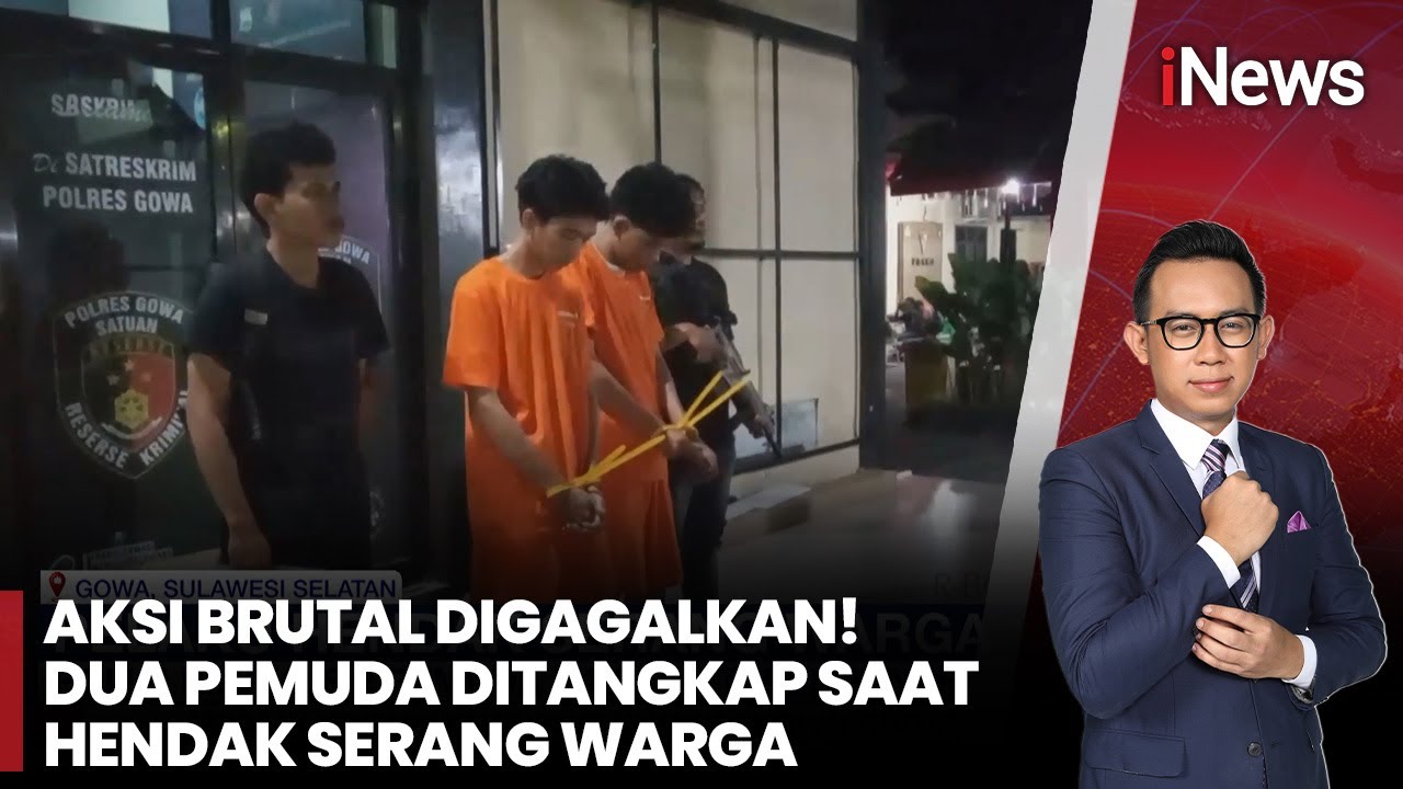 Polisi Ciduk 2 Pemuda yang Hendak Serang Warga dengan Ketapel Panah di Sulsel | iNews Pagi (13/10)