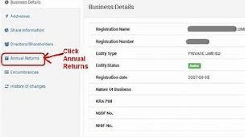 HOW TO FILE ANNUAL RETURNS FOR A LIMITED COMPANY IN KENYA