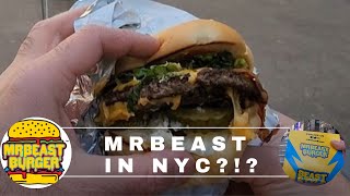 MrBeast Burger in NYC  I FOUND IT!  | NYC Hot Dog Stands