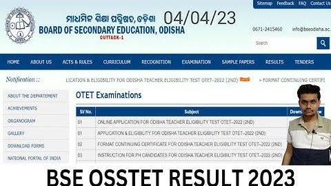 osstet result 2023 released date, LATEST NEWS OSSTET RESULT DECLARED DATE, CUTOFF, SELECTION PROCESS