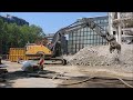 Excavator Volvo EC 250 - demolition site