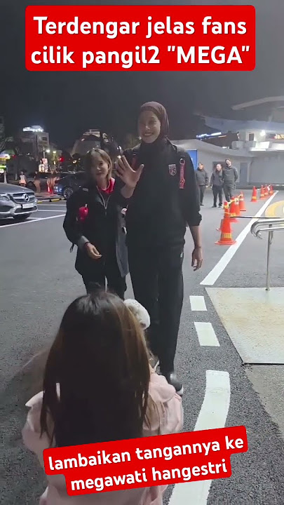 megawati hangestri buat fans cilik korea ini histeris hingga panggil2 namanya saat keluar stadion